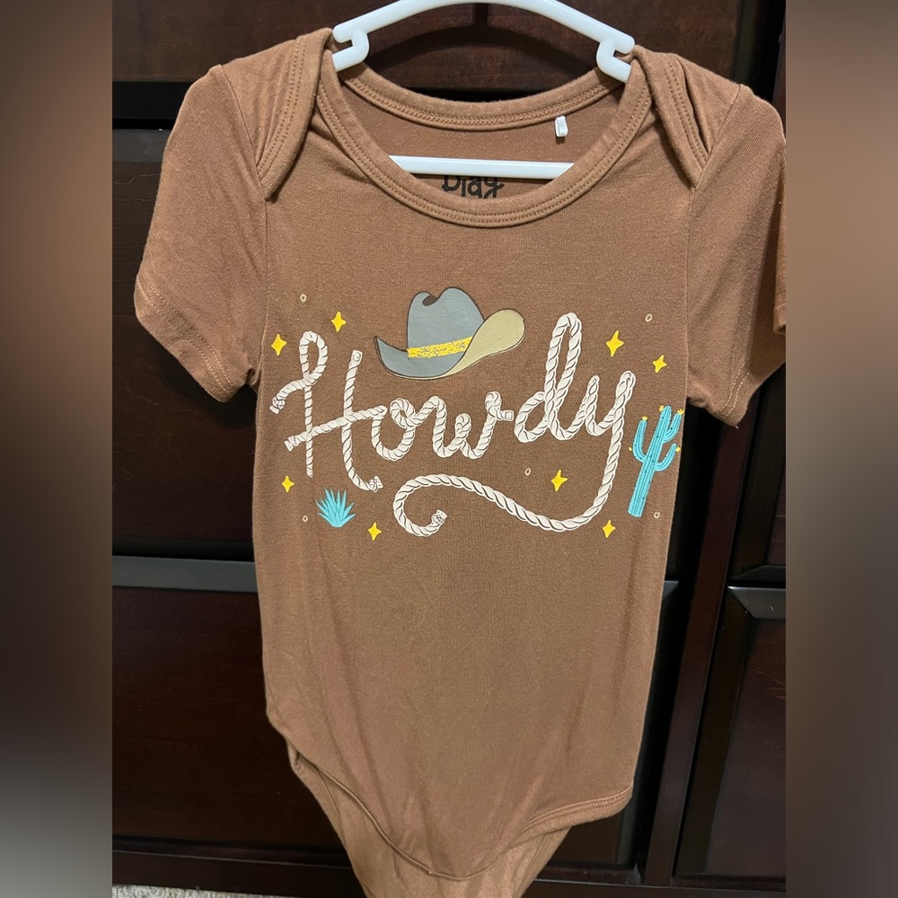 Little Sleepies “Howdy” onesie 18-24m